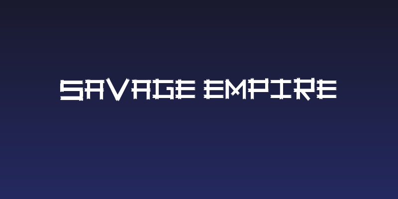 Savage Empire Social Header