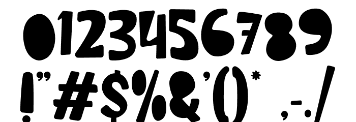 Savage Garden Block Font OTHER CHARS