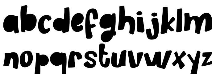 Savage Garden Block Font LOWERCASE