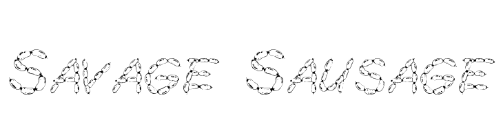 Savage Sausage Font