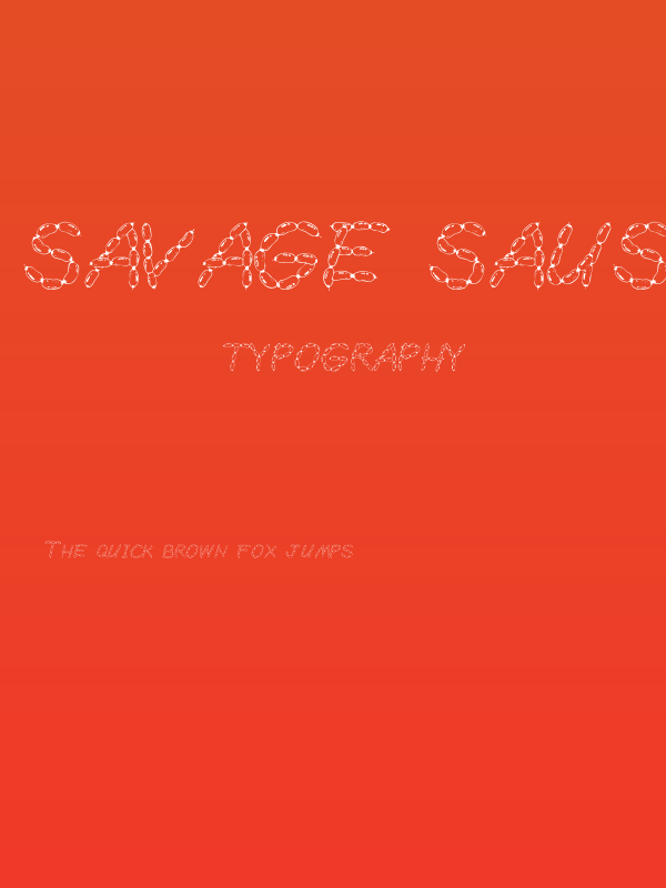 Savage Sausage Poster