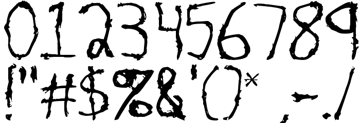 Savage Font OTHER CHARS