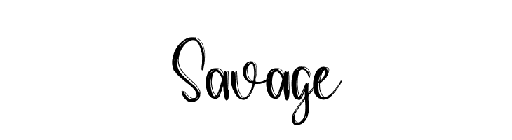 Savage  font caratteri gratis
