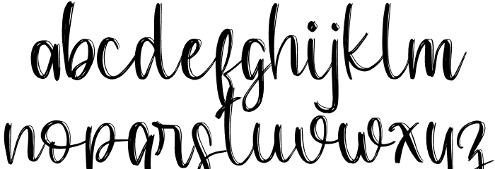 Savage Font LOWERCASE