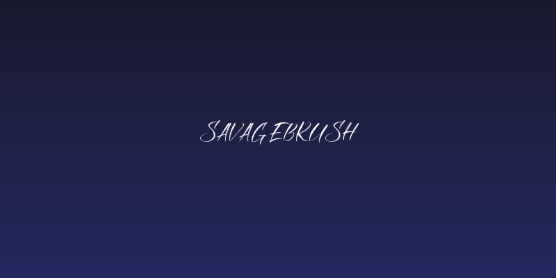 SavageBrush Social Header