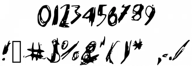 SavagePoet Font OTHER CHARS