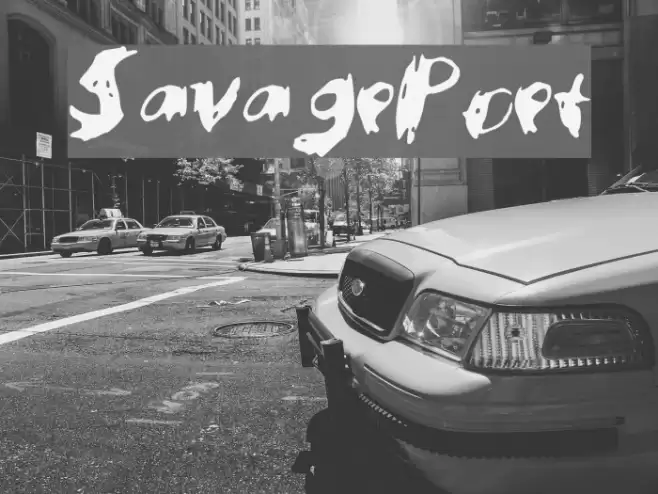 SavagePoet Font examples