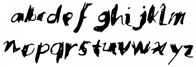 SavagePoet 字体 小写
