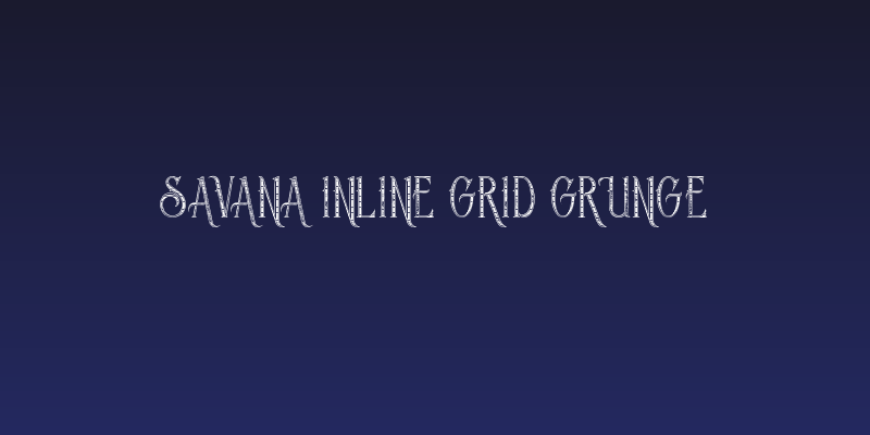 Savana Inline Grid Grunge Social Header