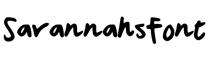 SavannahsFont Font