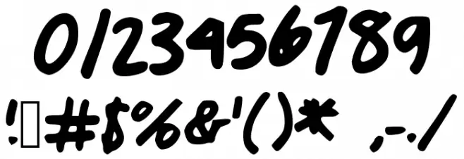 SavannahsFont Font OTHER CHARS