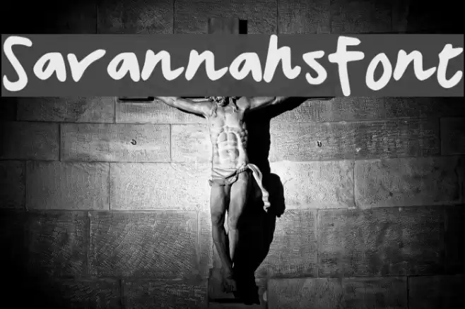 SavannahsFont Font examples