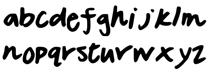 SavannahsFont Font LOWERCASE