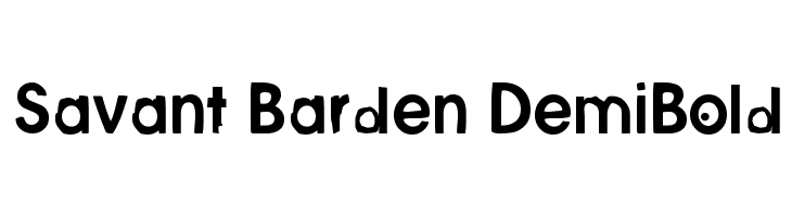 Savant Barden DemiBold Font