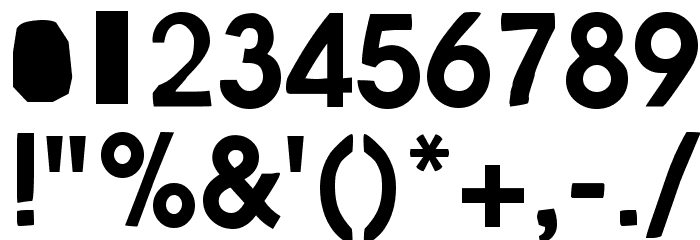 Savant Barden DemiBold Font OTHER CHARS