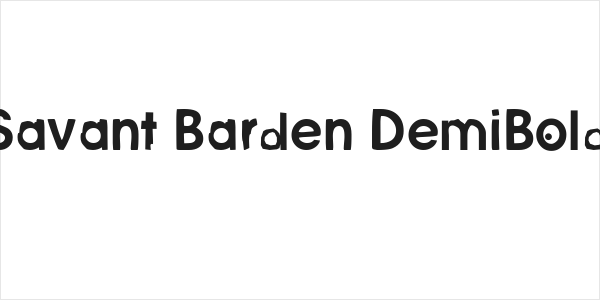 Savant Barden DemiBold Logo