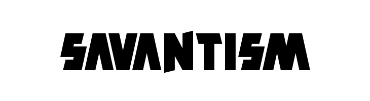 Savantism Font