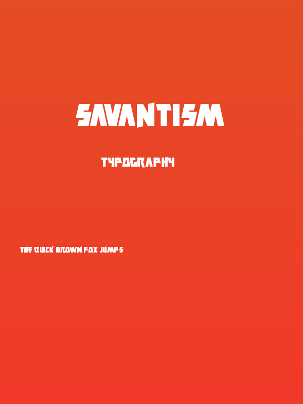 Savantism Poster