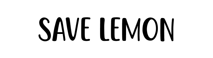 Save Lemon  font caratteri gratis