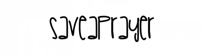 SaveAPrayer  नि: शुल्क फ़ॉन्ट्स डाउनलोड