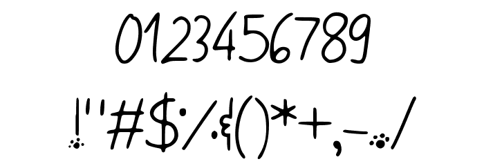 Save_the_Moon_Bears Font OTHER CHARS