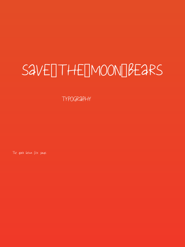 Save_the_Moon_Bears Poster