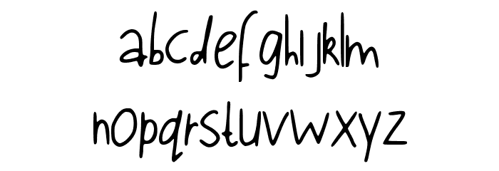 Save_the_Moon_Bears Font LOWERCASE