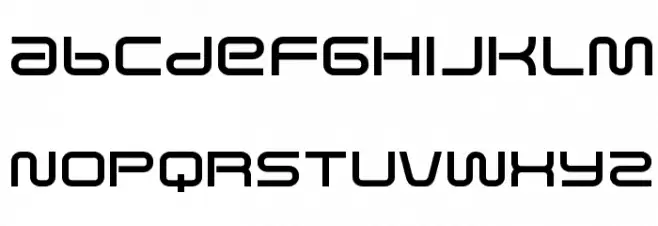 SavedByZero-Regular 字体 小写