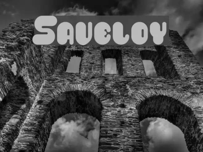 Saveloy Font examples