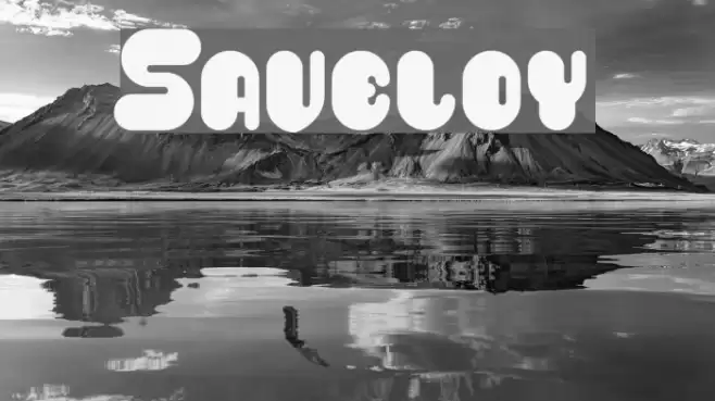 Saveloy Font examples