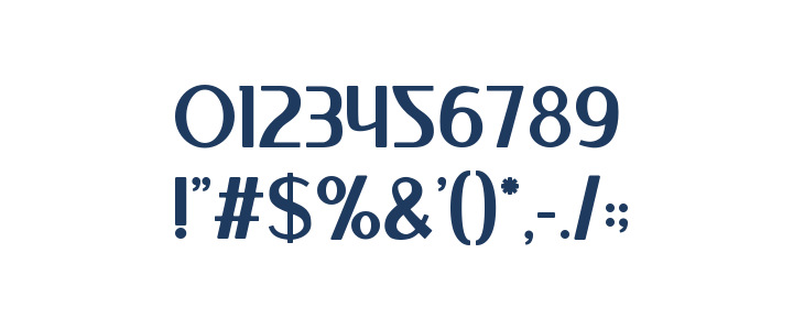 Savenir Sans Other Characters