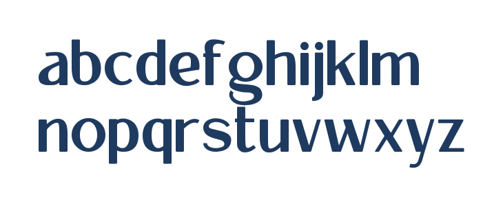 Savenir Sans Lowercase