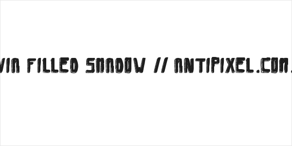 Savia Filled Shadow // ANTIPIXEL.COM.AR Logo