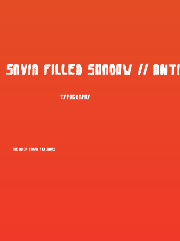 Savia Filled Shadow // ANTIPIXEL.COM.AR Poster
