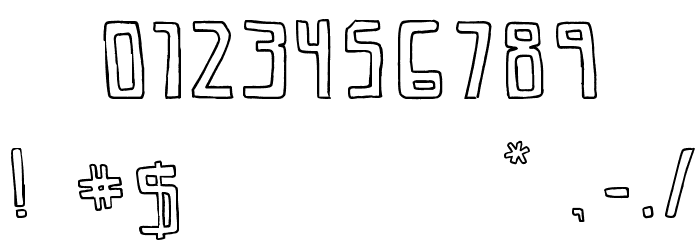 Savia Outline // ANTIPIXEL.COM.AR Font OTHER CHARS