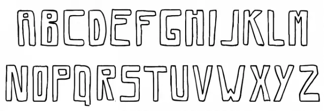 Savia Outline // ANTIPIXEL.COM.AR Fuentes MAYÚSCULAS