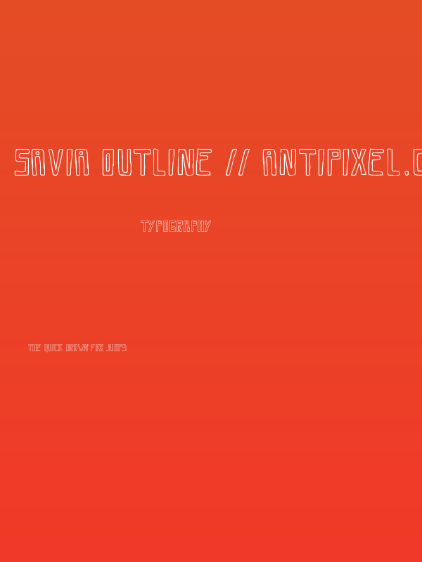 Savia Outline // ANTIPIXEL.COM.AR Poster