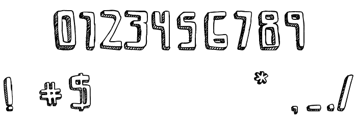 Savia Shadow // ANTIPIXEL.COM.AR Font Alte caractere