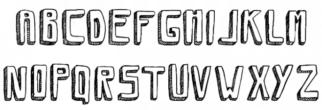 Savia Shadow // ANTIPIXEL.COM.AR Schriftart Groß