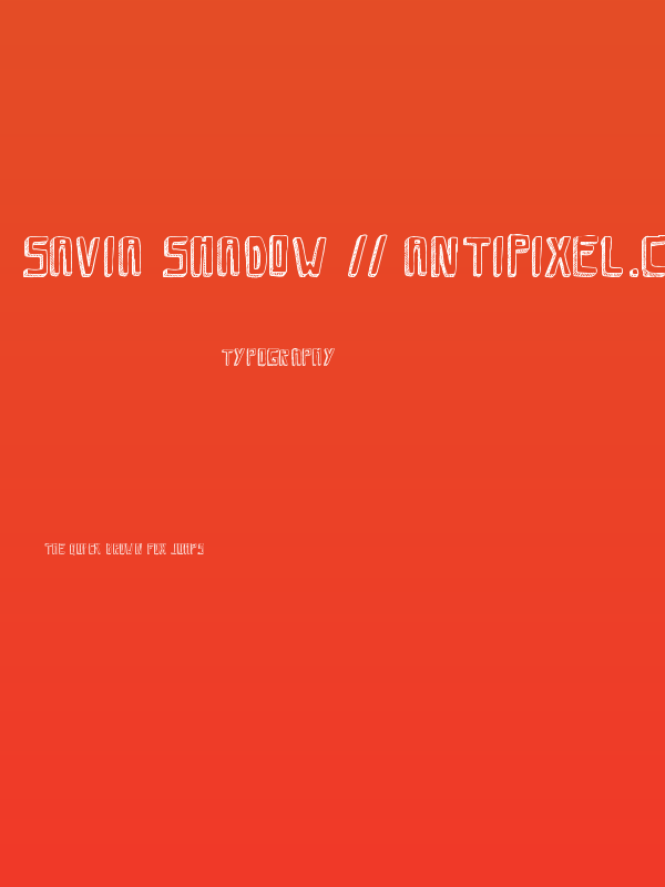 Savia Shadow // ANTIPIXEL.COM.AR Poster