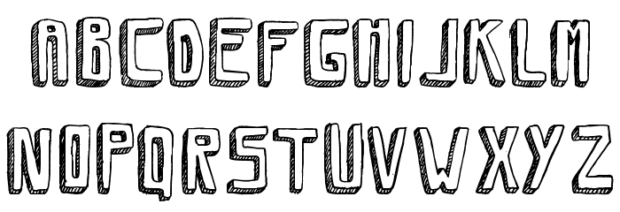 Savia Shadow // ANTIPIXEL.COM.AR Font Litere mici