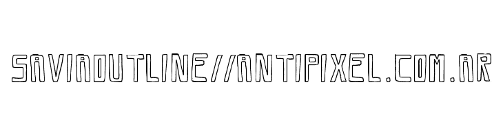 SaviaOutline//ANTIPIXEL.COM.AR  Descarca Fonturi Gratis