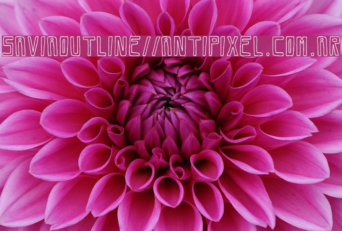 SaviaOutline//ANTIPIXEL.COM.AR Font examples