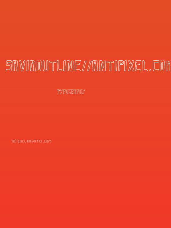 SaviaOutline//ANTIPIXEL.COM.AR Poster