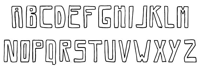 SaviaOutline//ANTIPIXEL.COM.AR Font LOWERCASE