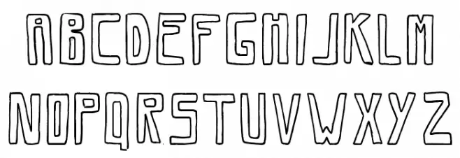 SaviaOutline//ANTIPIXEL.COM.AR Font LOWERCASE