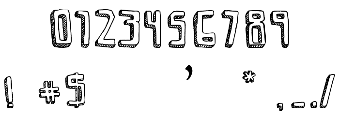 SaviaShadow//ANTIPIXEL.COM.AR Font OTHER CHARS