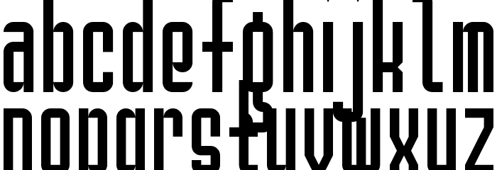 Saville Row NBP Font LOWERCASE