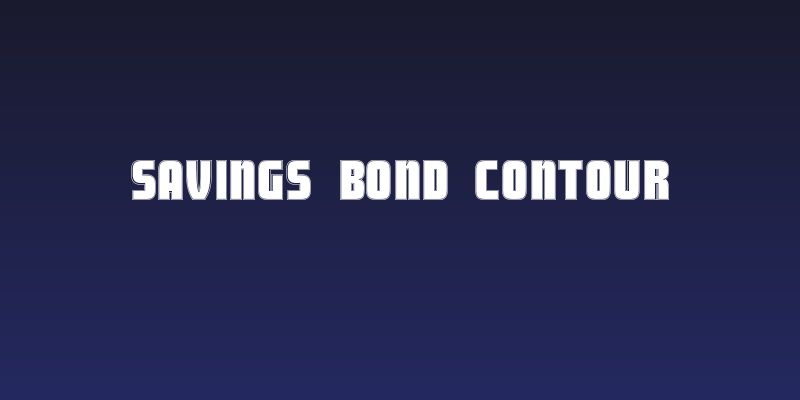 Savings Bond Contour Social Header