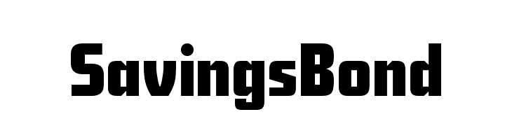 SavingsBond  Descarca Fonturi Gratis